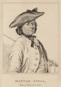 Hannah Snell, née à Worcester en 1723 - English School