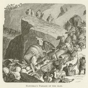 Le passage des Alpes par Hannibal - English School