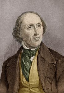 Hans Christian Andersen (1805-75) (coloration ultérieure) - English School