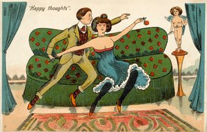 Pensées heureuses (lithographie couleur)
