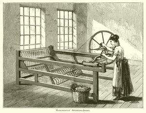 Spinning-Jenny de Hargreaves - English School