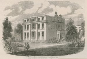 Harley House, New Road, Londres, la résidence de la reine d