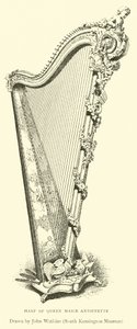 Harpe de la reine Marie-Antoinette - English School