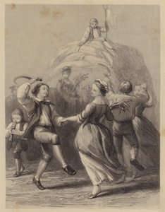 Danse de la moisson (gravure) - English School