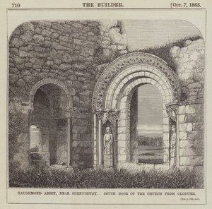 Abbaye de Haughmond, près de Shrewsbury, Porte Sud de l