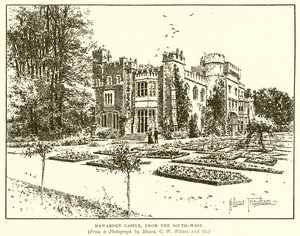 Château de Hawards, vu du sud-ouest - English School