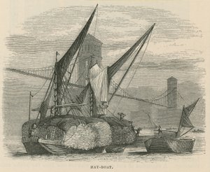 Bateau de foin sur la Tamise