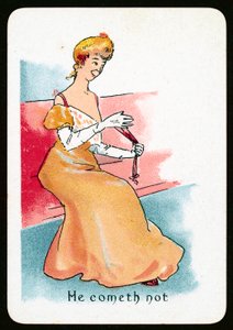 Il ne vient pas (lithographie en couleur) - English School