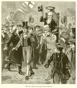 Il a été porté tout autour de Covent Garden - English School