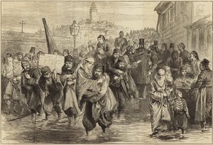 Fortes pluies à Constantinople - English School