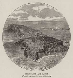 Heligoland et Sandy (gravure) - English School