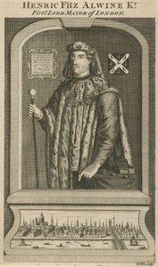 Henric Fitz Alwine, premier Lord Maire de Londres - English School