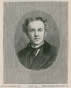 Henry Arthur Jones, dramaturge, âgé de 19 ans - English School