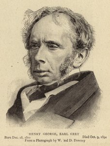 Henry George, comte Grey - English School