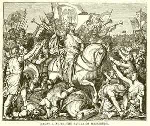 Henri Ier après la bataille de Merseburg