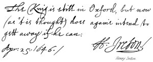 Henry Ireton - English School
