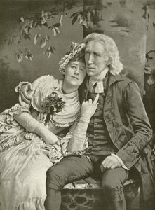 Henry Irving en tant que Vicaire et Ellen Terry en tant qu