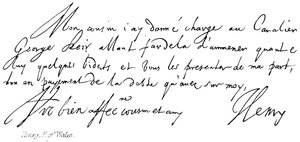 Henry, P de Galles - English School