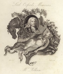 Henry Pelham, homme politique whig britannique et Premier ministre (gravure) - English School
