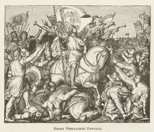 Henri proclamé empereur - English School