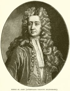 Henry St. John (plus tard vicomte Bolingbroke) - English School