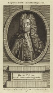 Henry St John, feu Lord vicomte Bolingbroke - English School