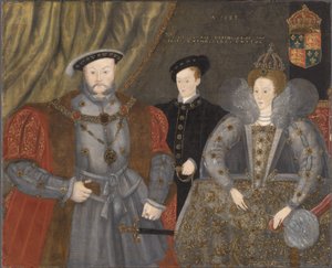 Henri VIII, Élisabeth Ire et Édouard VI - English School