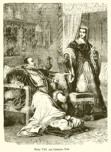 Henri VIII et Catherine Parr - English School