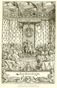 Henri VIII au Parlement