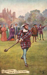 Henri VIII lançant le marteau
