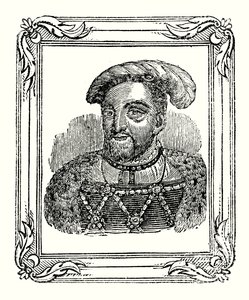 Henri VIII est né en 1490, couronné en 1509, mort en 1547 - English School