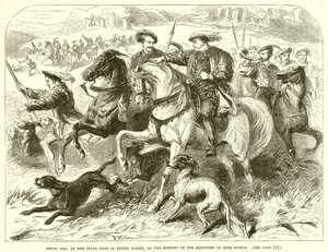 Henri VII à la chasse royale dans la forêt d