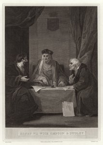 Henri VII avec Empson et Dudley - English School