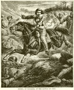 Henri de Navarre à la bataille d