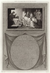 Henri III répondant aux prélats - English School