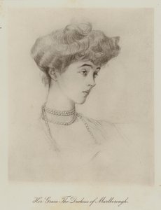 Sa Grâce la duchesse de Marlborough (lithographie) - English School