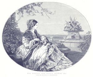 Sa Majesté et le Prince Arthur, 1850