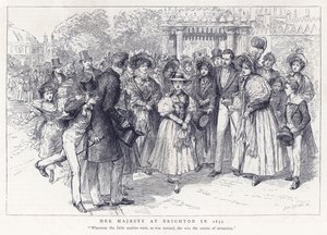Sa Majesté à Brighton en 1832 - English School