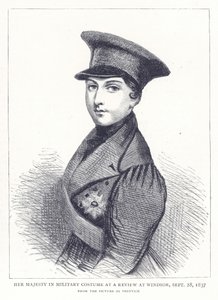 Sa Majesté en costume militaire lors d