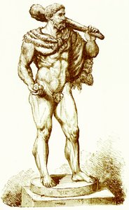 Hercule, illustration de History of Rome par Victor Duruy, publiée en 1884 - English School
