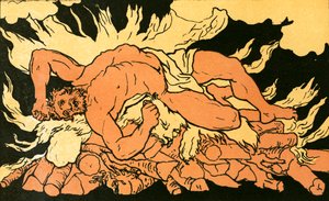 Hercule sur le mont Oeta
