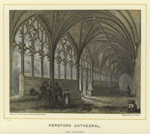 Cathédrale de Hereford, les cloîtres - English School