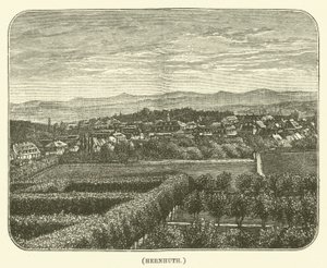 Hernhuth (gravure) - English School