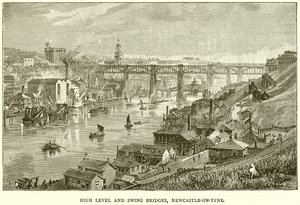 Ponts à niveau élevé et ponts tournants, Newcastle-on-Tyne