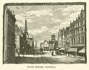 High Street, Dundee (gravure) - English School