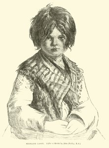 Jeune fille des Highlands - English School
