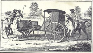 Les bandits James MacLaine et William Plunkett volent le comte d