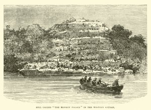 Colline appelée Le Palais des Singes au Soudan occidental - English School