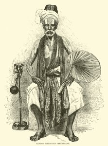 Mendiant religieux hindou - English School