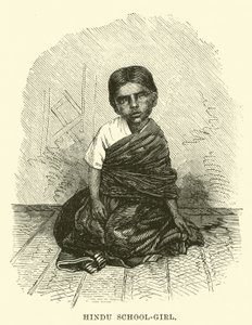 Écolière hindoue - English School